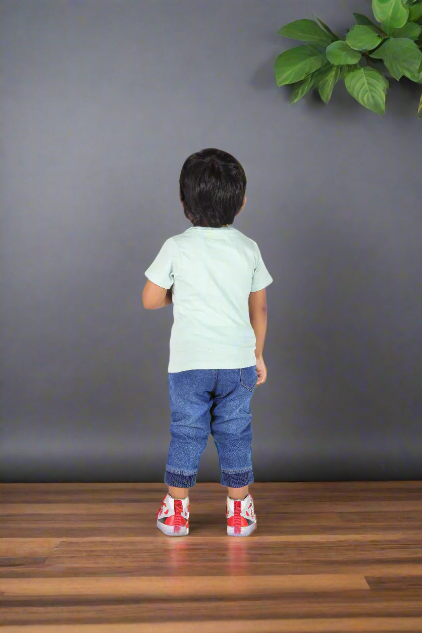 Soft Hues Tee in Mint- Supima Cotton Solid T-shirt