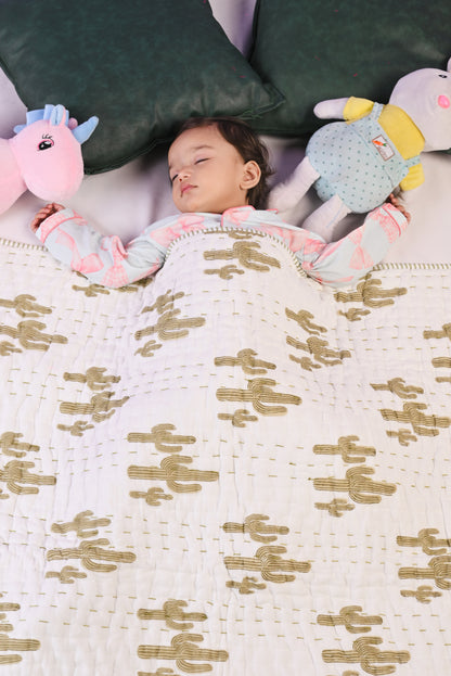 Prickly Pear Cotton Reversible Quilt