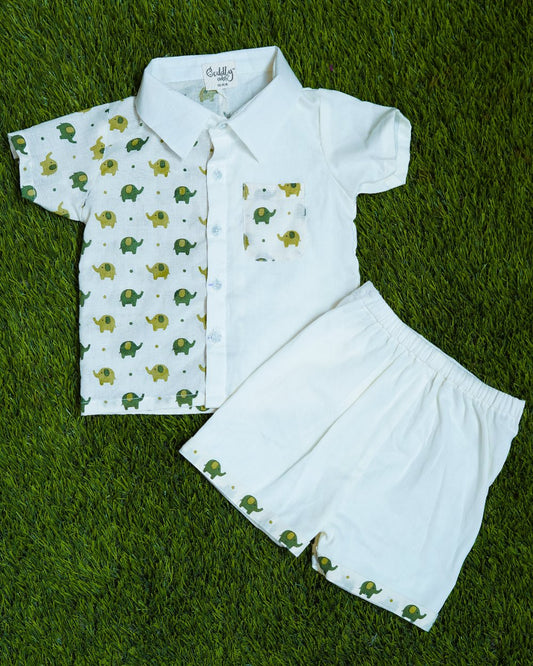 Mix and Match Elephant Charm Co-ord Set: Front View