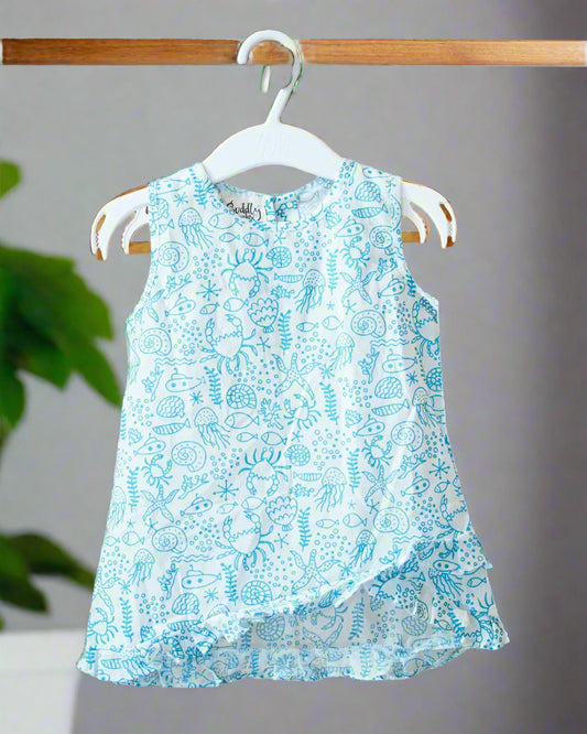 Aqua Dream Cotton Night Dress