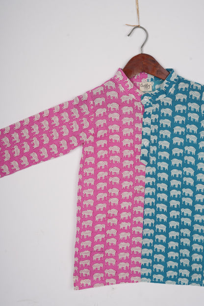 Cuddly Cubs Twin Tone Trunk Short Kurta