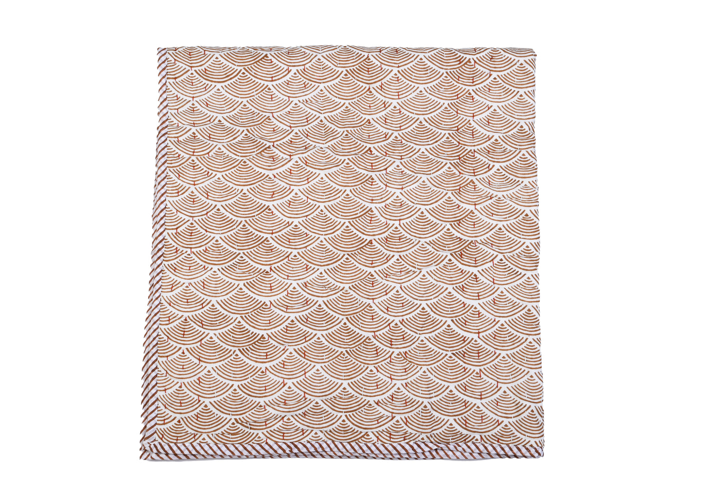 Earthy Arches Cotton Reversible Quilt