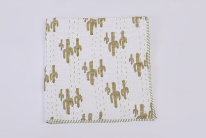 Prickly Pear Cotton Reversible Quilt